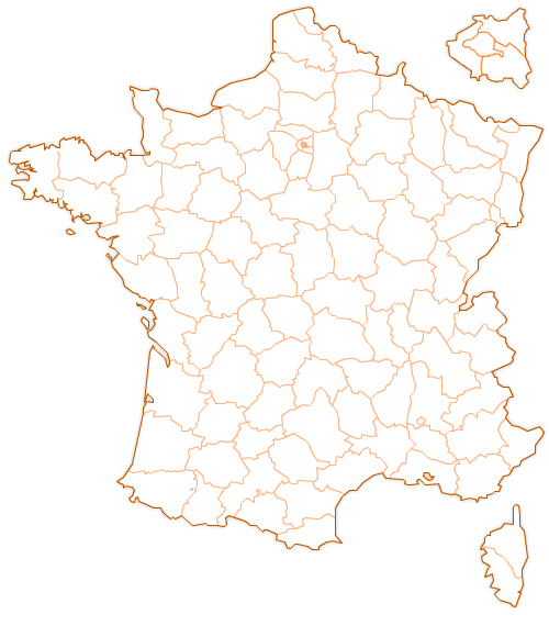 carte de la france