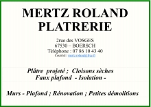 Mertz Roland ouvrier artisan
